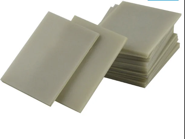 30pcs/lot 130x86x1mm AIN tablets Aluminum Nitride Aluminum Nitride Ceramic Sheet Thermal Insulation Ceramic Sheet