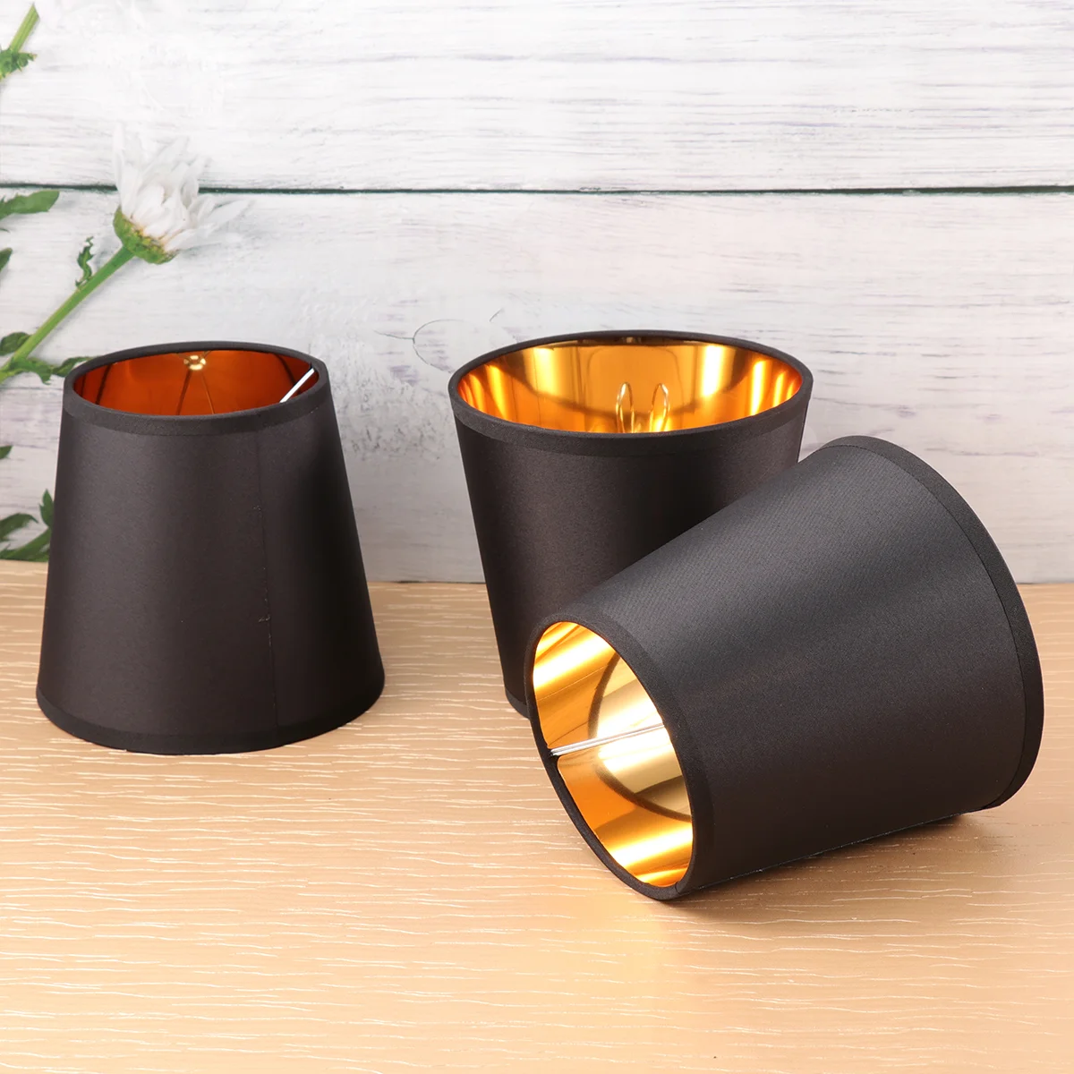 

3 Pcs Small Lamp Shade Table Lamp Cover Lamp Shades Floor Lamps Lamp Shade Replacement Table Lamp Shade Black Chandelier