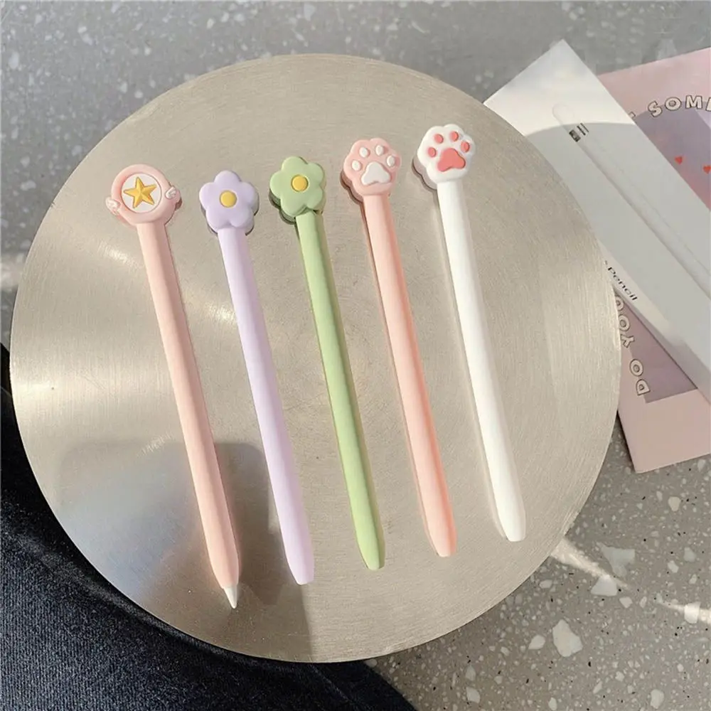 

Kawaii Soft Silicone Case for Apple Pencil 1 2 Gen Case Tablet Touch Pen Sleeve Stylus Cover Anti-fall for Apples Pencil 1st/2nd