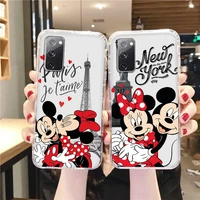 pink mickey minnie london phone case for samsung a73 a72 a71 a53 a52 a51 a42 a33 a32 a23 a22 a21s a13 a12 a03 a02 transparent