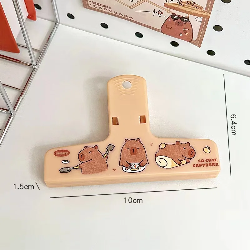 

Пластиковые зажимы Capybara Kawaii