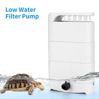 low water level filter shallow water turtle tank filter waterfall type small silent built in water purification filter pump