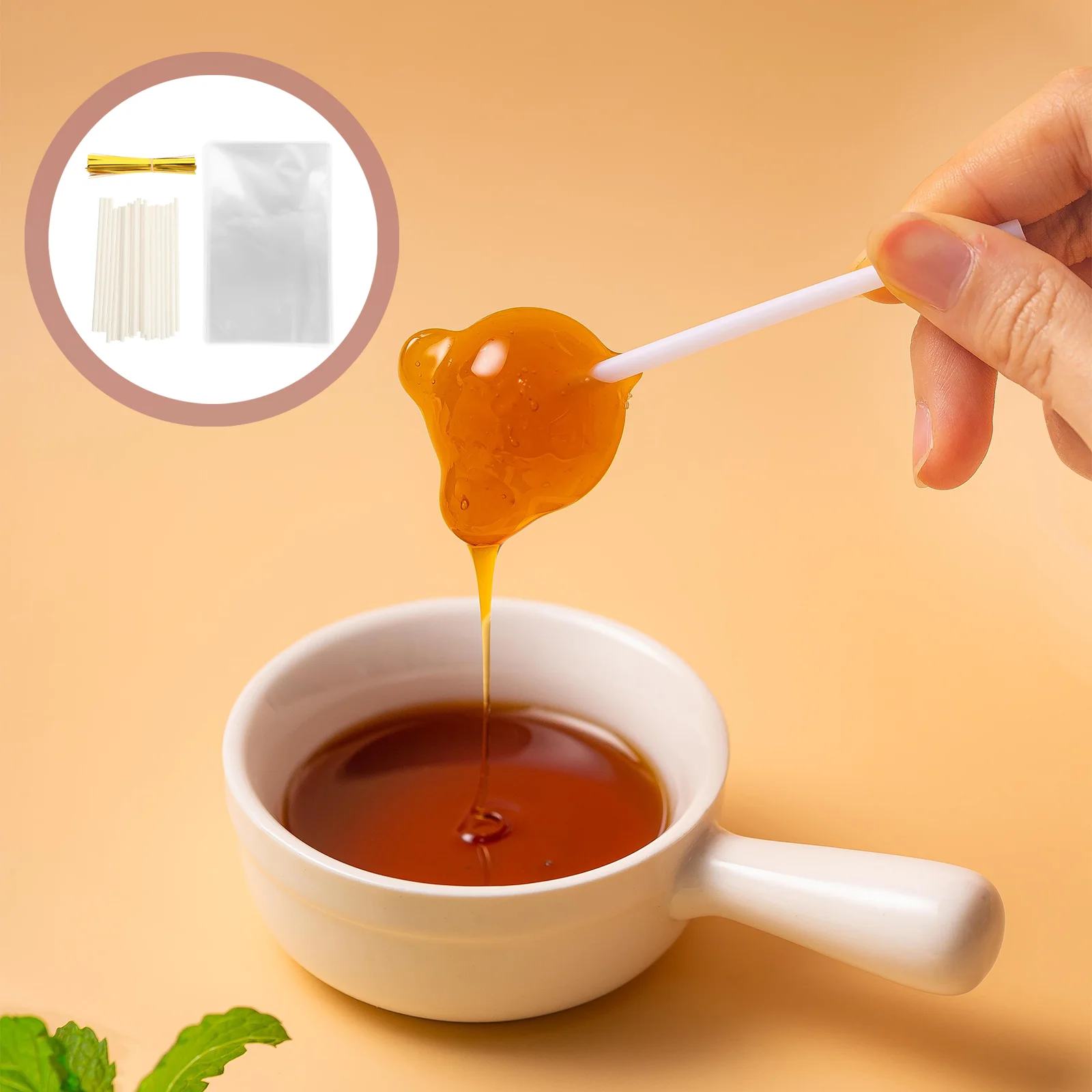 

Lollipop Bags Ties Sticks Treat Cake Bag Kit Making Candytwist Cello Bread Cellophane Set Wrapping Wrap Cookie Ice Goodie