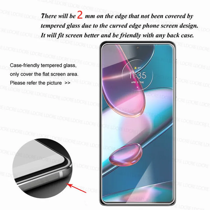 Рисунок 2 - Защитное стекло для Motorola Edge 30 Pro