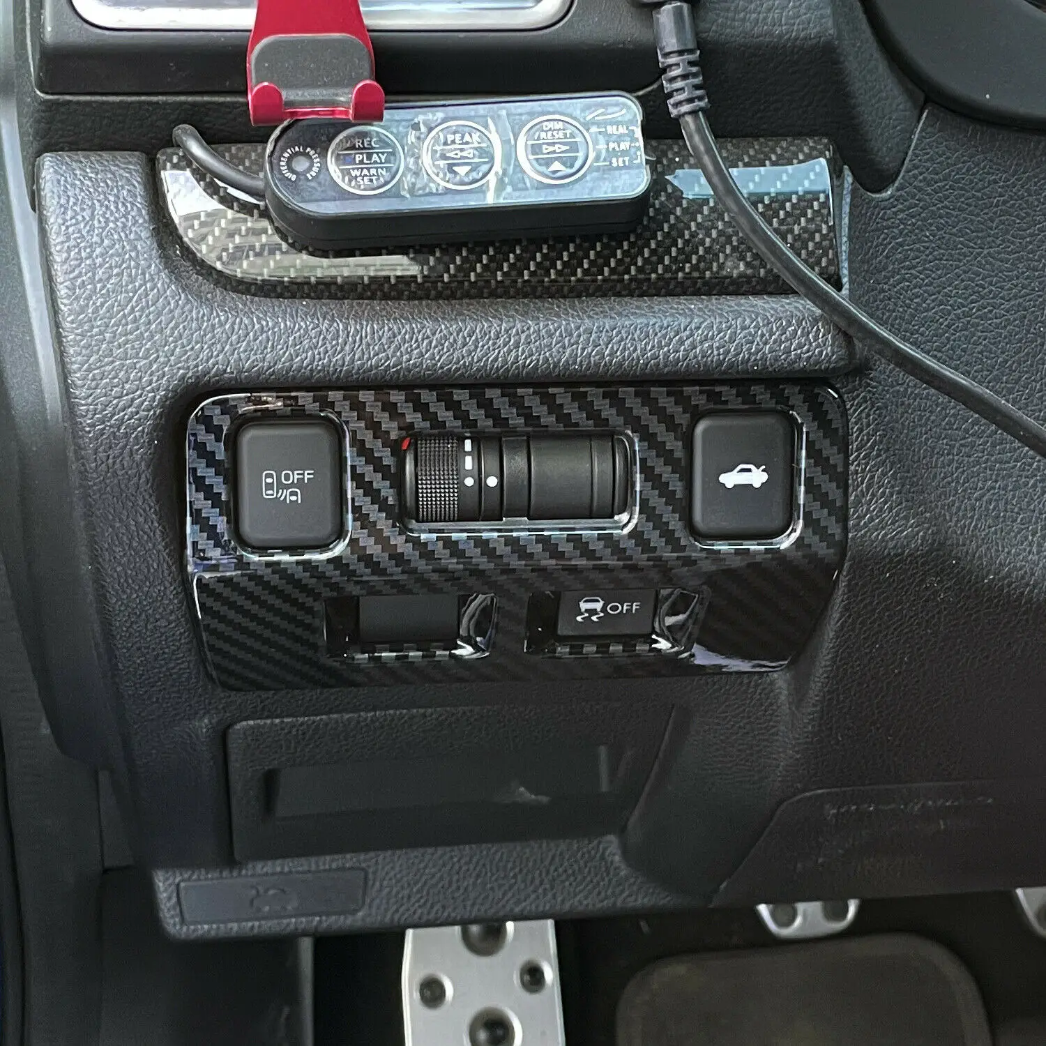 

Крышка кнопки переключателя света из углеродного волокна для Subaru WRX / WRX STI 2015-2021