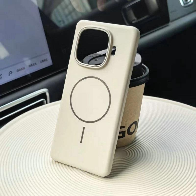 Фото Для Vivo IQOO Z10 Z9 Turbo Pro Plus чехол простой однотонный магнитный чехол для ПК для IQOO Z10 Turbo противоударный бампер Funda №1