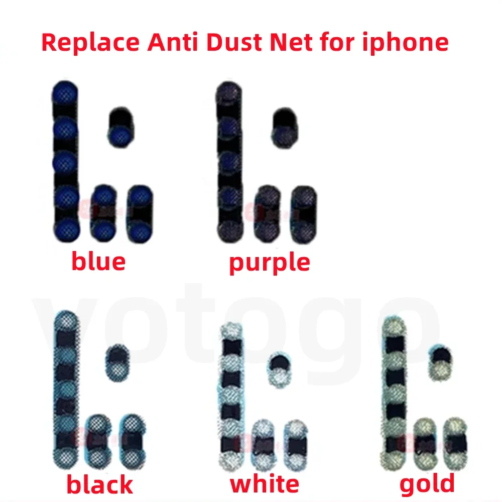 10 комплектов для ремонта iPhone 14 13 12 11 Pro Max X XS XR нижний громкий динамик