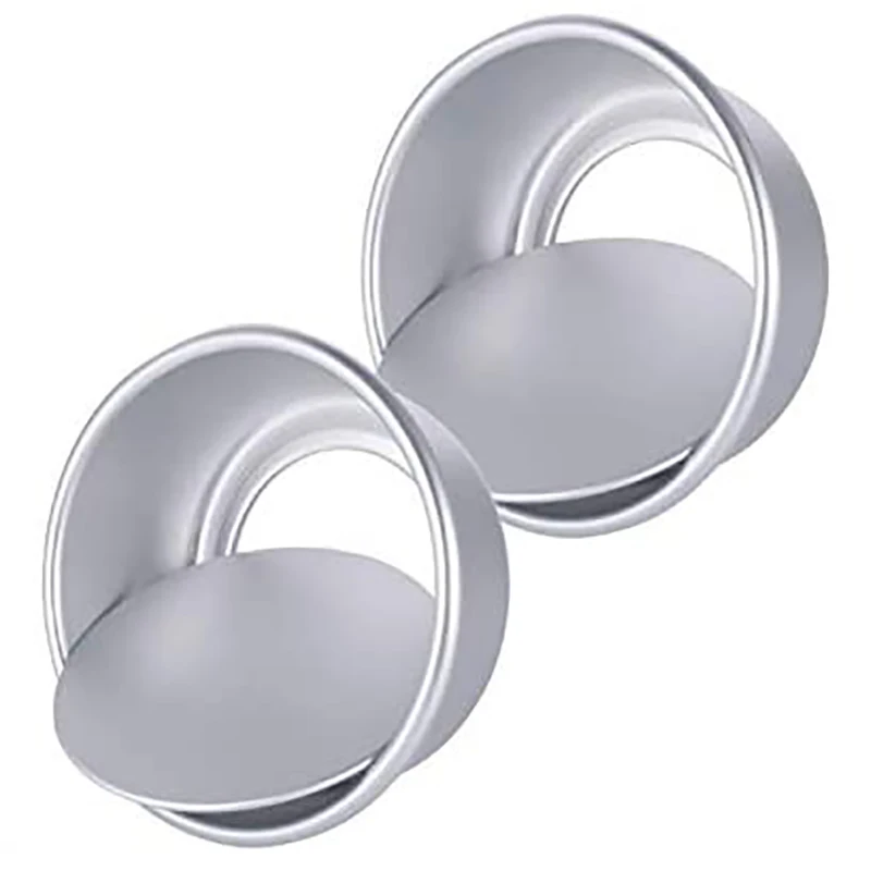 

6 Inch Cake Pan Set,2PCS Round Cake Mold Aluminum Cake Pans, Non-Stick Cake Pan With Removable Bottom For Baking Cooking