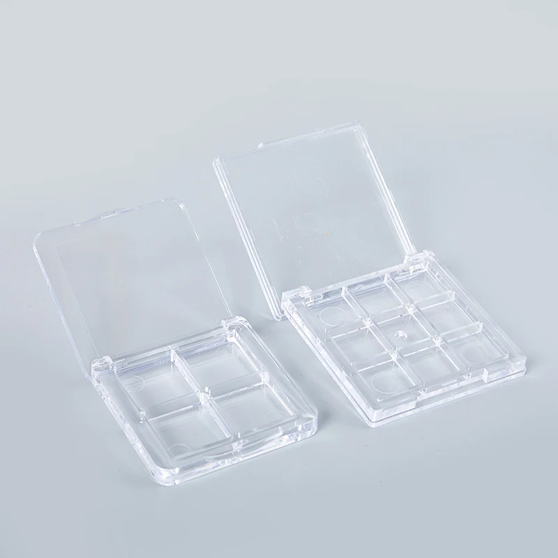 

4 ячейки/9 фотоблесток Искусство Кристалл алмаз коробка для хранения акриловые украшения для ногтей украшение для ювелирных изделий дисплей