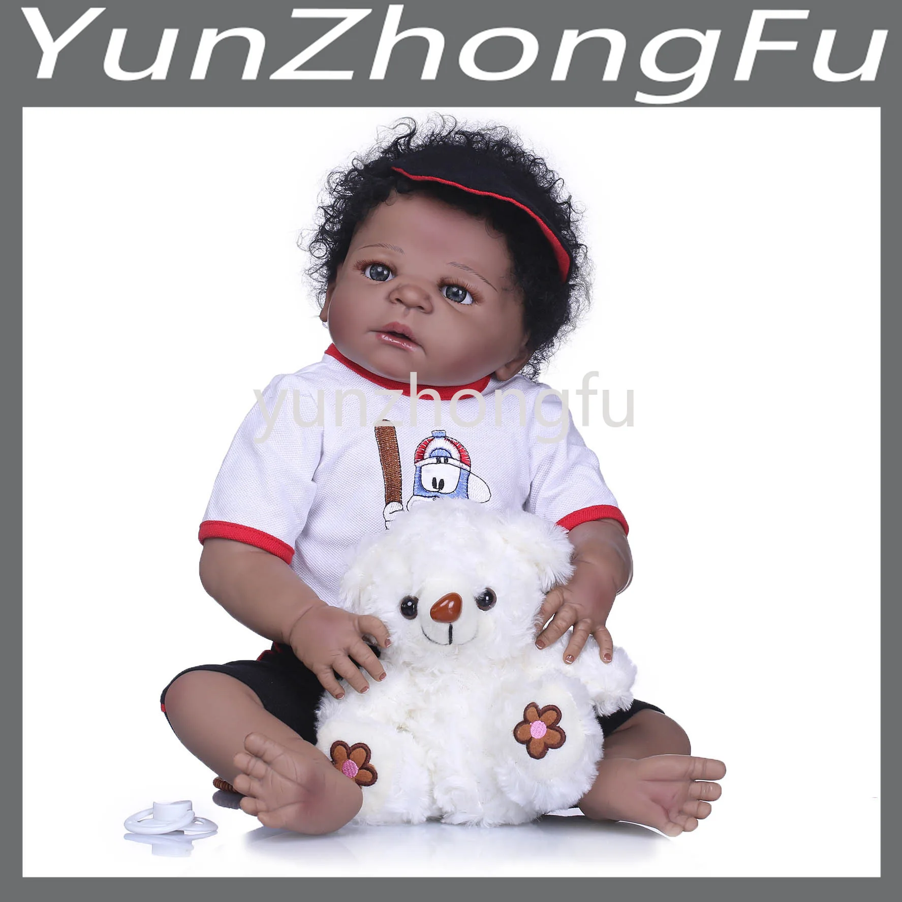 

Black Skin Color Doll Cute Creative Play House Toy Gift Creative