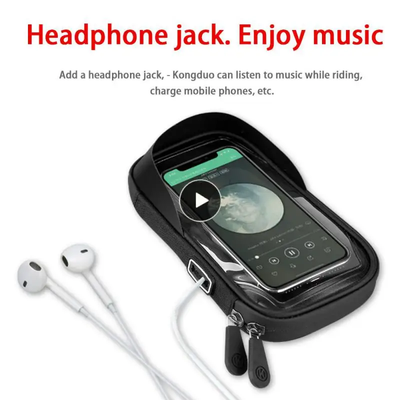 

Convenient Water Resistance Phone Stand Glue Pressing Waterproof Zipper Mobile Phone Holder Card Bag Double Zipper Design