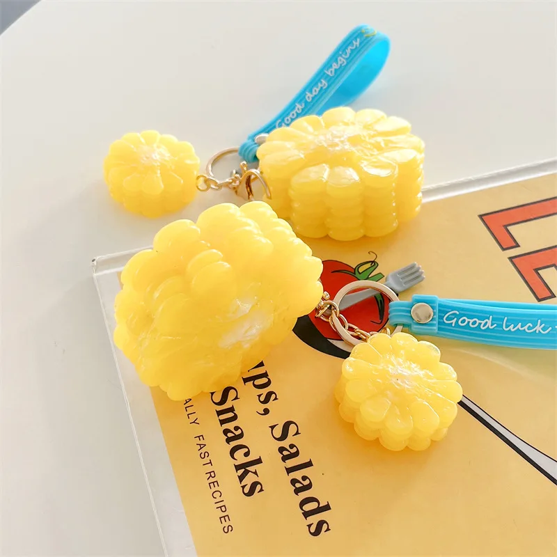 

Creative Corn Case for Apple AirPods 1 2 3 Pro Cases Cover IPhone Bluetooth Earbuds Earphone Air Pod Pods Case