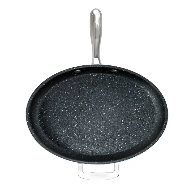 

Nonstick 14 inch Nonstick Frying Pan, Family Sized Open Skillet Air fryer liner Baking tray Cake pan for baking Air fryer silico