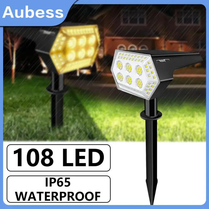 

Solar Charge Lamps Automatic Induction 1.3w Solar Hexagonal Light Button Switch Light Control Led Ground Insert Lamp Light Abs