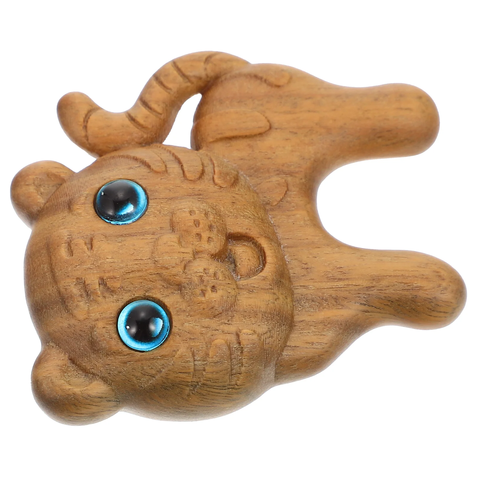 

Wooden Scalp Comb Head Comb Head Tiger Shape Comb Scalp Caring Comb