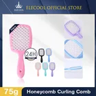 Гребень для влажной и сухой парикмахерской с Сотами и кудрявыми волосами, гребень для укладки, массажная сетка, гладкая гребень для волос, полый гребень TSLM1