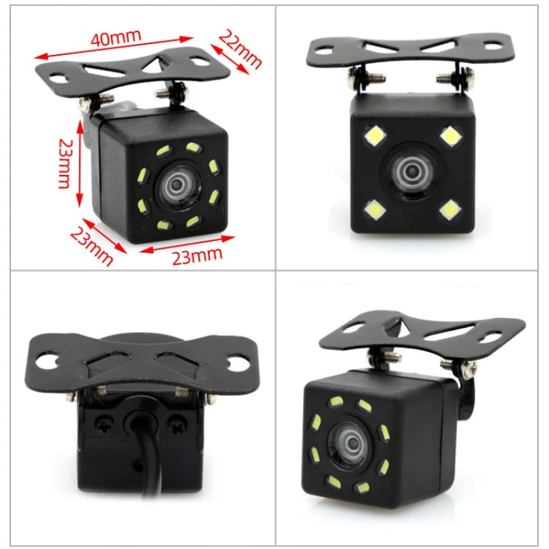

Waterproof Vehicle HD Video Backup Reverse Camera HD Car Rear View Camera 12 LED Night Vision Reversing Parking Camera CCD IP68