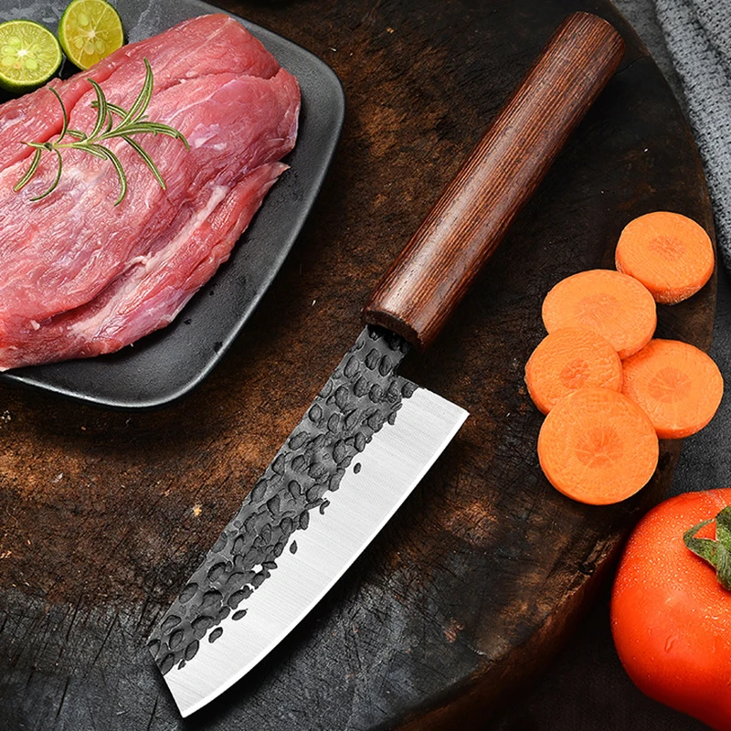 

5Cr15 Stainless Steel Forged Kitchen Chef Knife Boning Knife Meat Cleaver Cutter Butcher Vegetable Fishing Knives Ergonomic Grip
