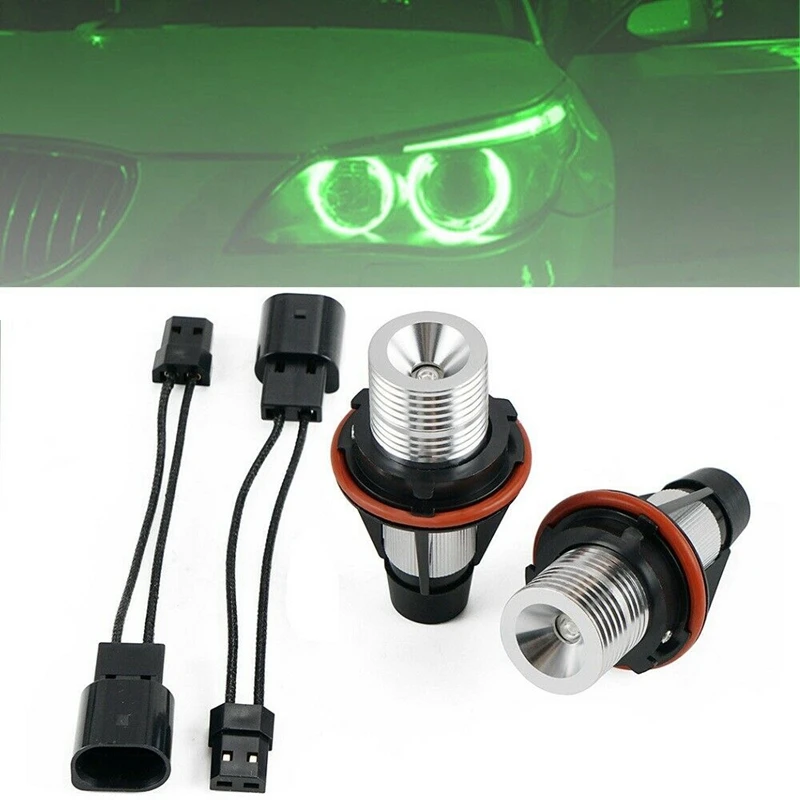 7000K зеленые фотолампы для BMW E39 E53 E60 E63 E64 E66 E87 5 6 7 X3 X5 [комплект из 2 шт.]