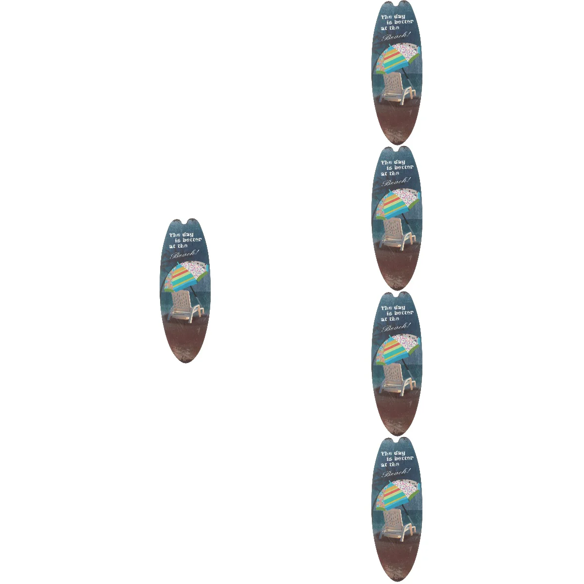 

Surfboard Wooden Sign Decoration Decorative Wall Ornament Indoor Plaque Crafts Marine Style Hanging Signs Summer