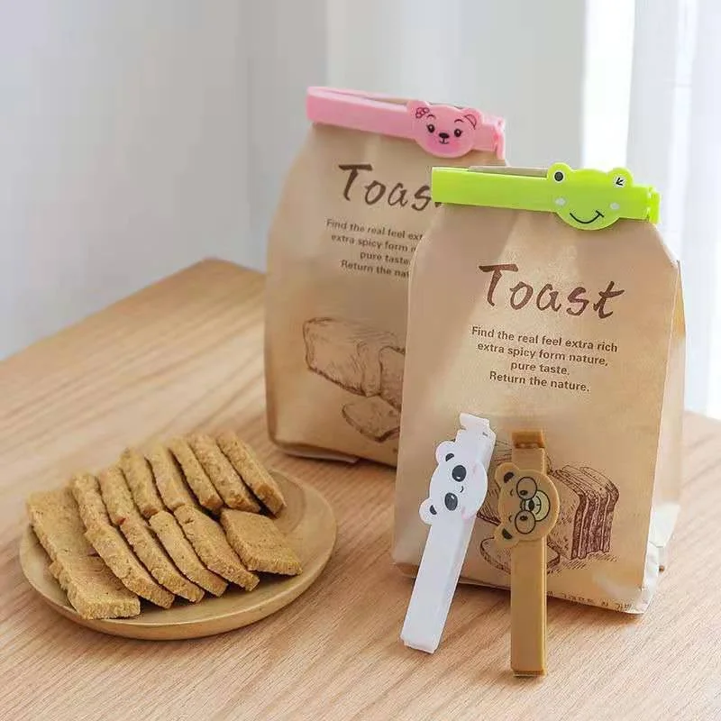 

Cartoon Snack Clip Snack Food Bag Sealing Clip Practical and convenient for home kitchen moisture-proof sealing clip