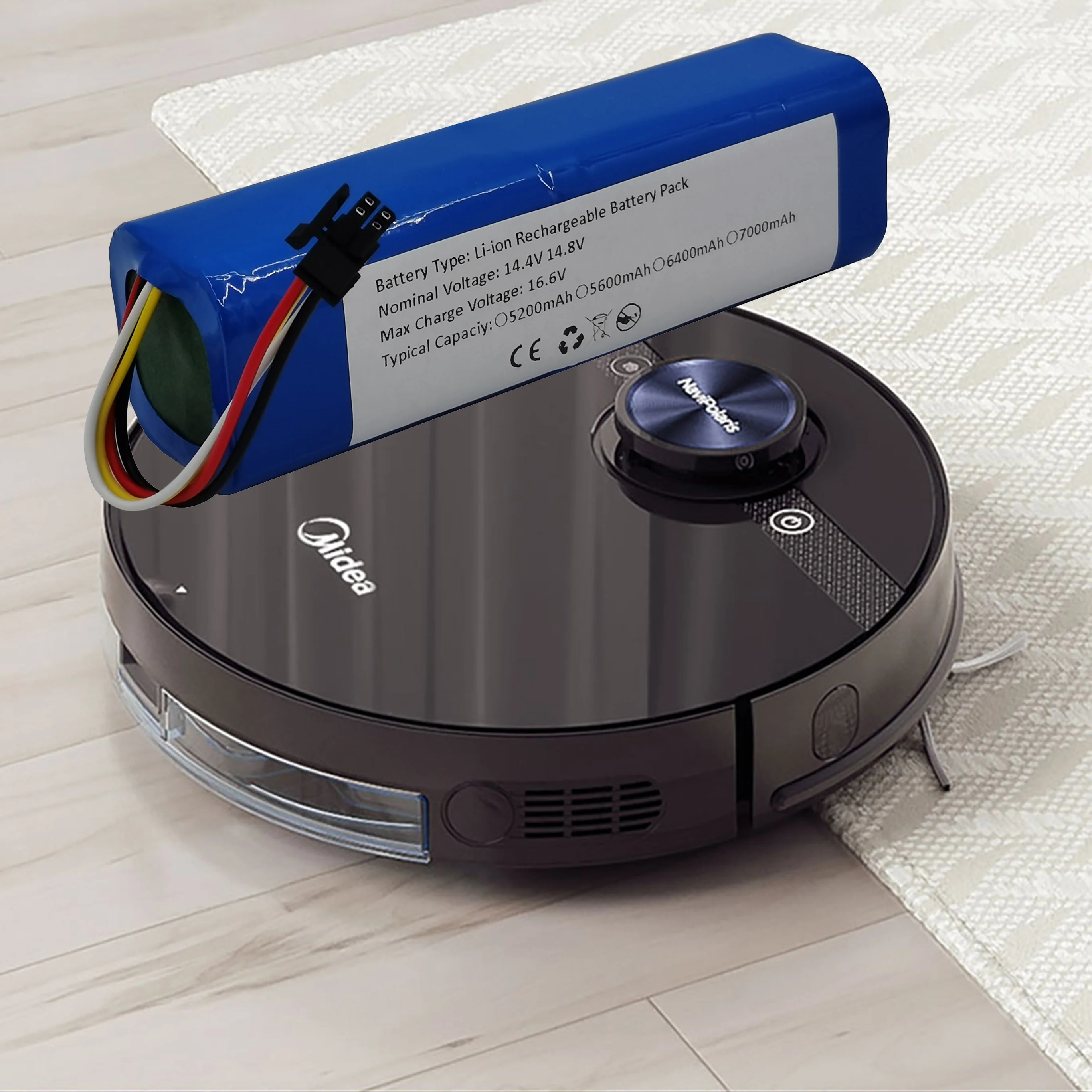 14 4 В 8 в 7000 мАч 6400 5600 литий-ионный перезаряжаемый аккумулятор для робота-пылесоса