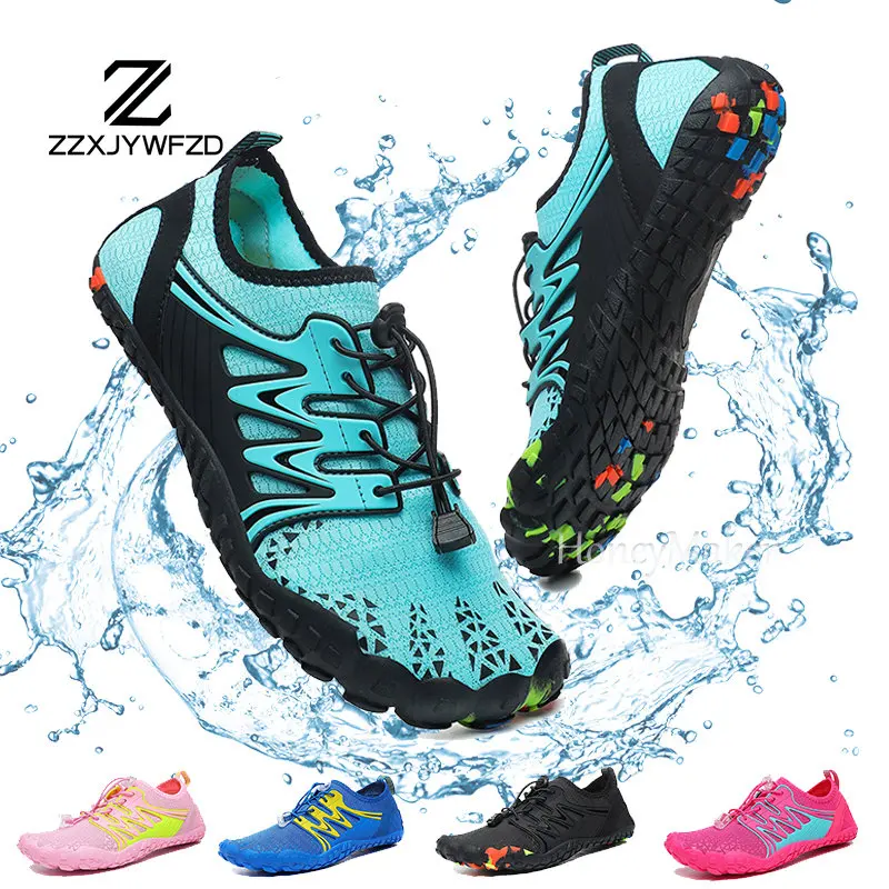 

Unisex Wading Shoes Quick-Dry Aqua Shoes Drainage Water Shoes Beach Sports Swim Sandals Yoga Barefoot Diving Surfing Sneakers
