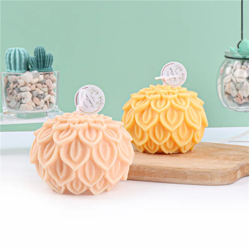 

Nasturtium Candle Silicone Mold for Handmade Chocolate Decoration Gypsum Aromatherapy Soap Resin Candle Silicone Mould