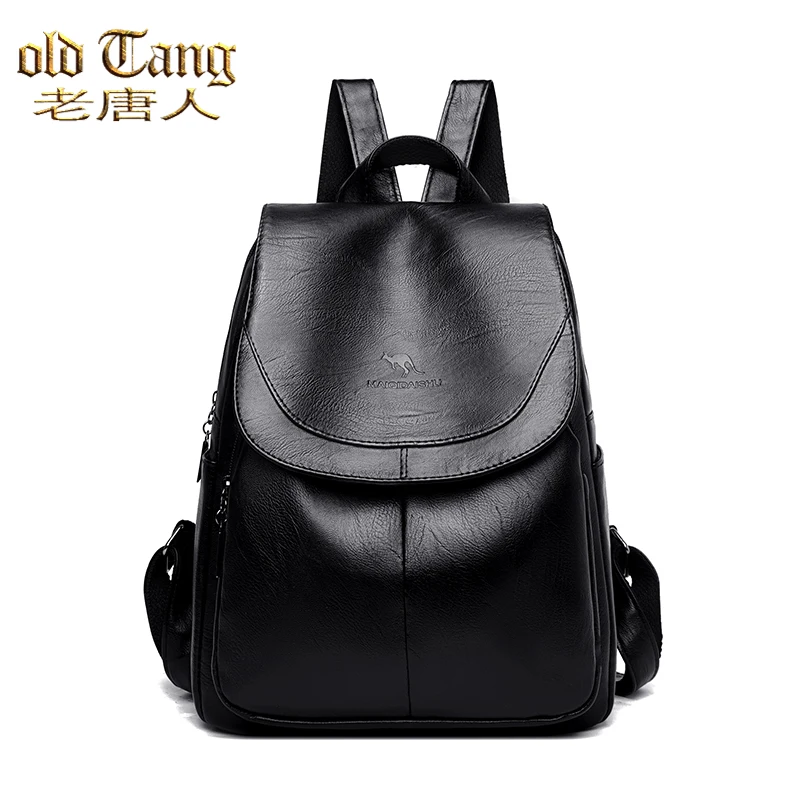 

Women Backpack Designer High Quality Leather School Bags for Women 2021 Multifunction Large Capacity Travel Backpacks Mochila