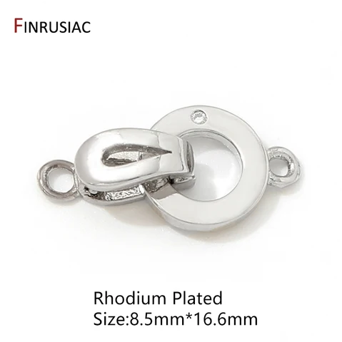 Замки для браслетов FINRUSIAC из латуни с золотым покрытием