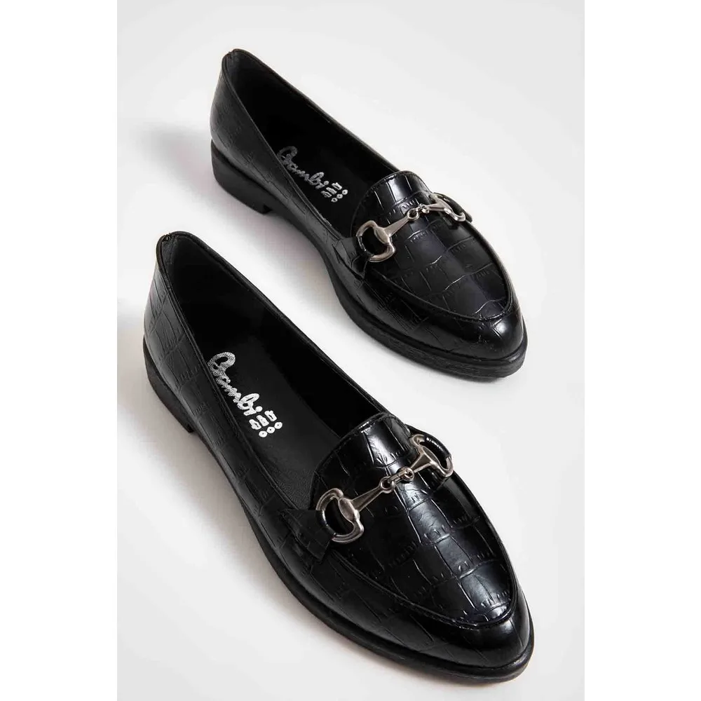 

Bambi̇ Black Women Loafer