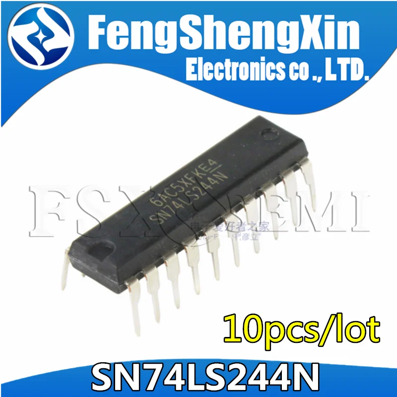 10pcs/lot SN74LS244N DIP-20 74LS244N 74LS244 HD74LS244P OCTAL BUFFERS AND LINE DRIVERS WITH 3-STATE OUTPUTS IC
