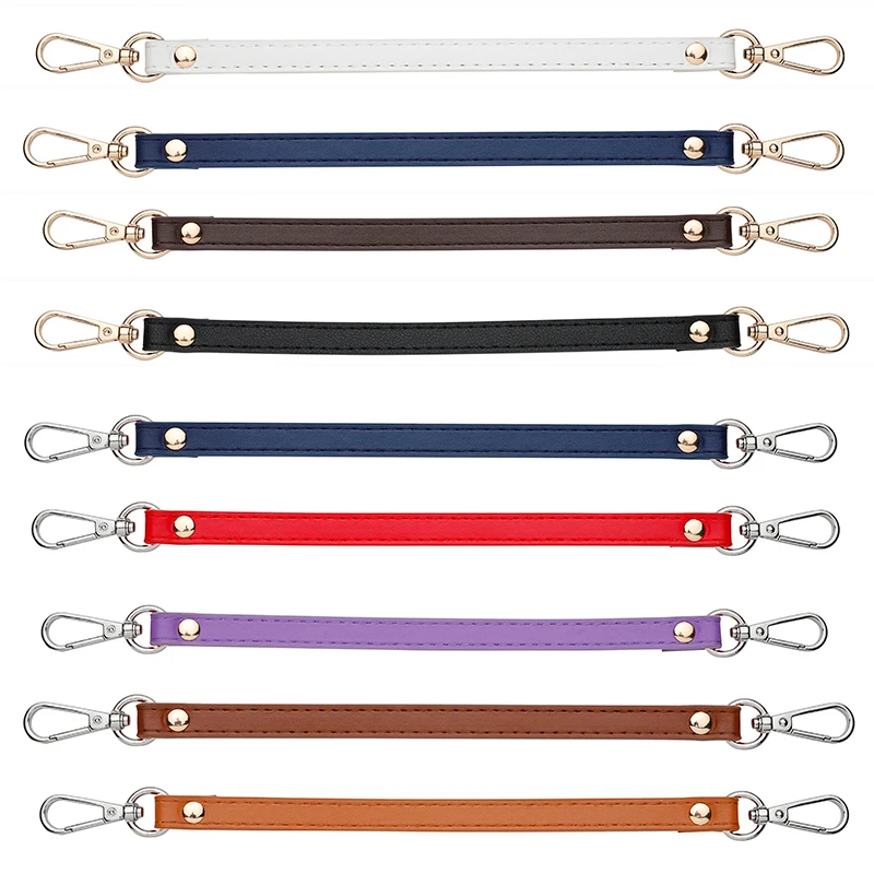 

Pu Leather Short Bag Strap Women Handbag Handle Lady Simple Solid Color Shoulder Straps Wide Bag Belts Colorful Bag Accessories