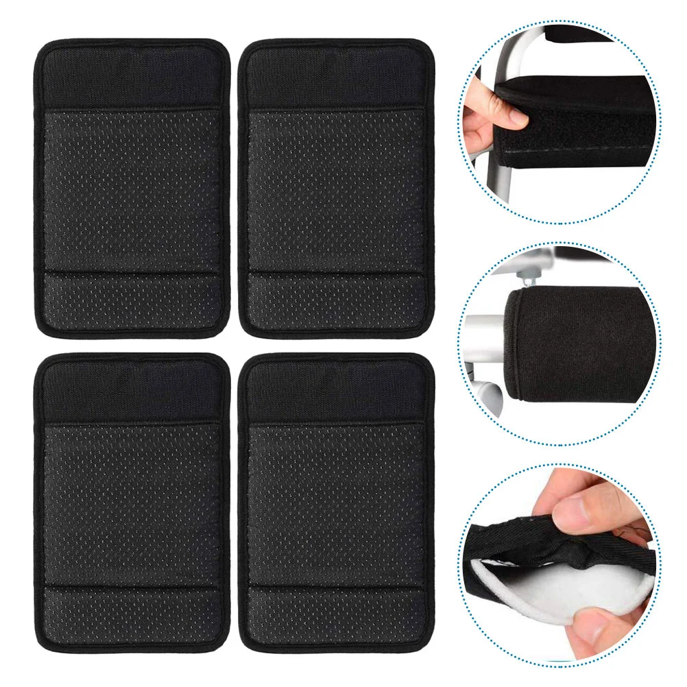

2 Pairs Wheelchair Supplies Non-slip Armrest Covers Wheelchair Armrest Covers Wheelchair Armrest Pads for Elderly Walker Home