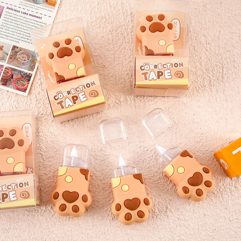 12pcs/ лот 5mm*6M Creative Cat лапы коррекционная лента Kawaii ленты рекламные канцелярские