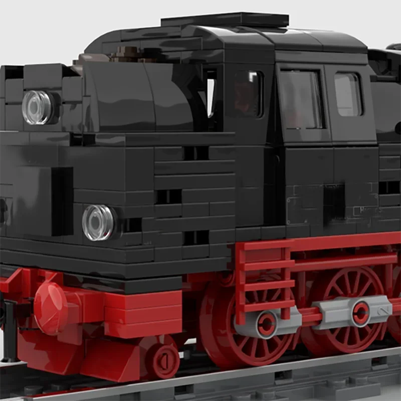 Конструктор Железнодорожный серии Moc конструктор паровой двигатель BR99 модульные