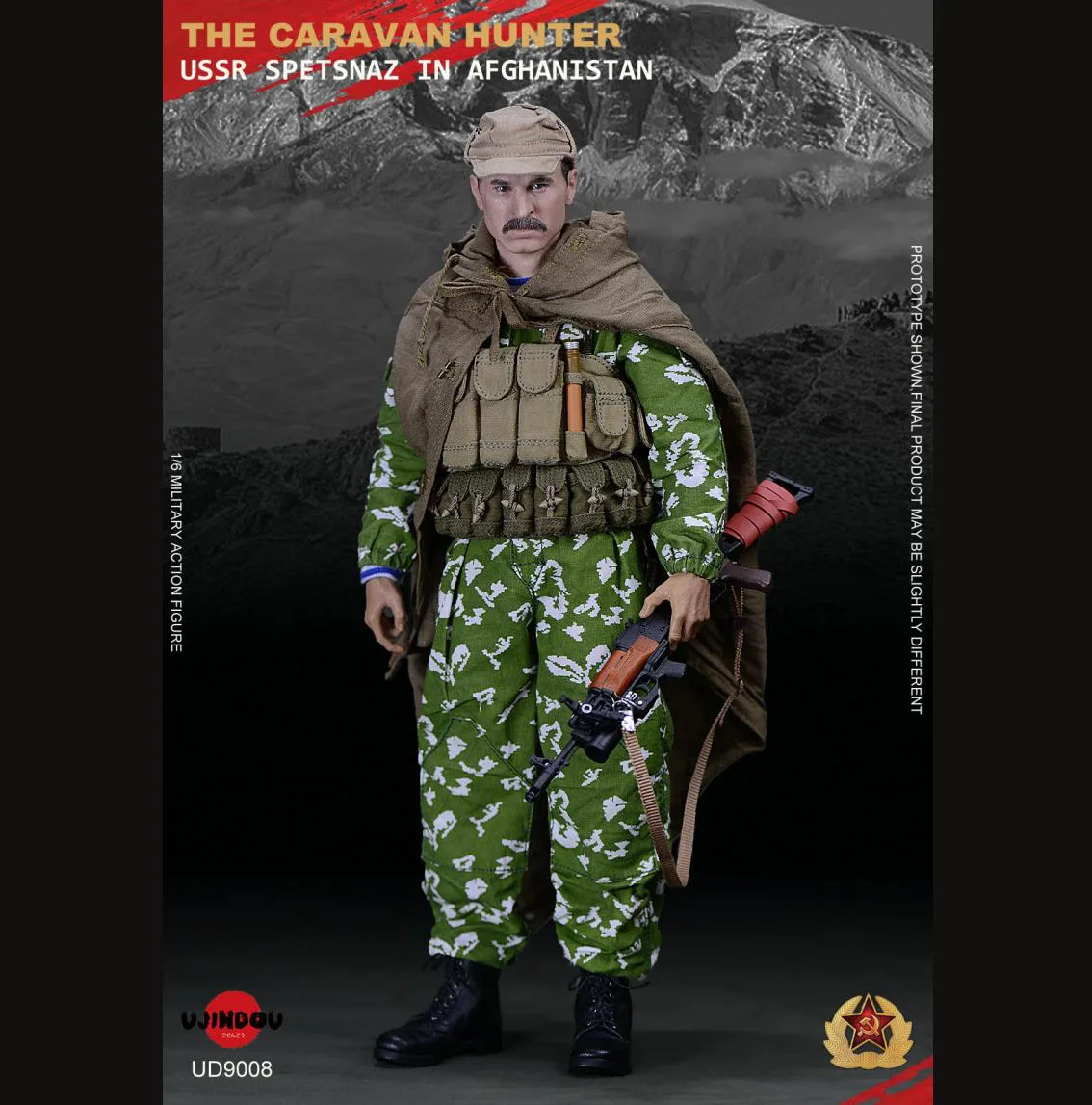 

UJINDOU 1/6 UD9008 Former Soviet Special Forces Afghan War 12" Full Set Action Figure Toy For Collection In Stock