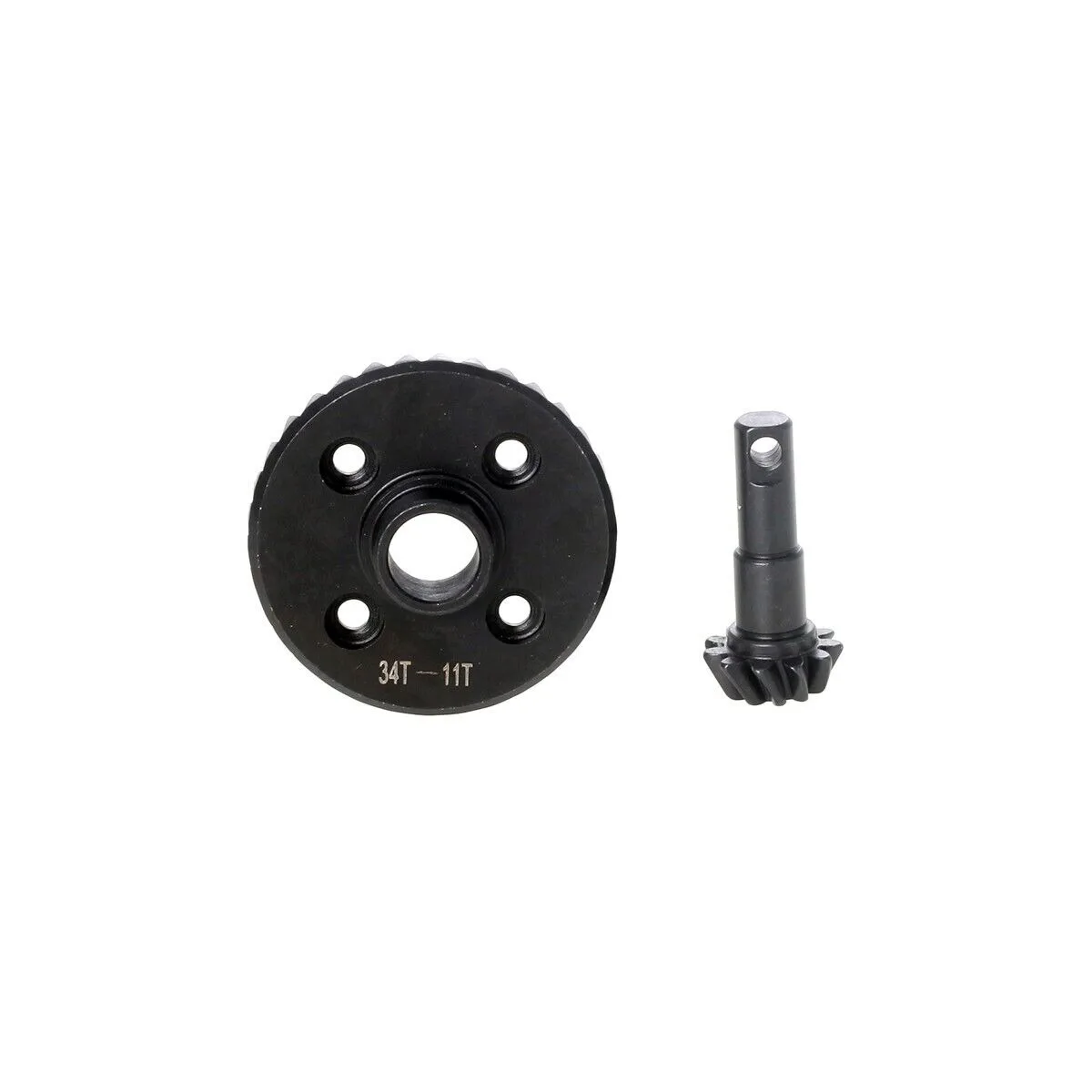 LCX Racing 1/10 RC Гусеничный комплект из твердой стали для передней и задней оси 34T-11T