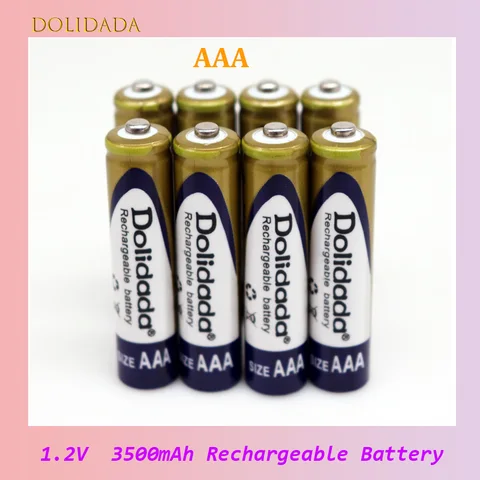 Аккумуляторная батарея AAA, новинка, 1,2 в, 3500 мАч, перезаряжаемая батарея AAA Ni-MH для детской игровой консоли, пульт дистанционного управления, беспроводная мышь
