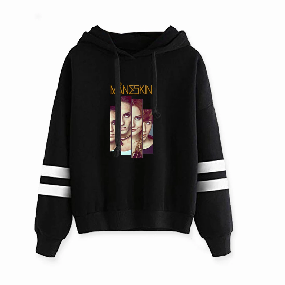 

Popular Maneskin Merch Hoodies Sweatshrits Men/Women Pullover Hooded Streetwear Harajuku Oversized Sweatshirt Tracksuit TOPS