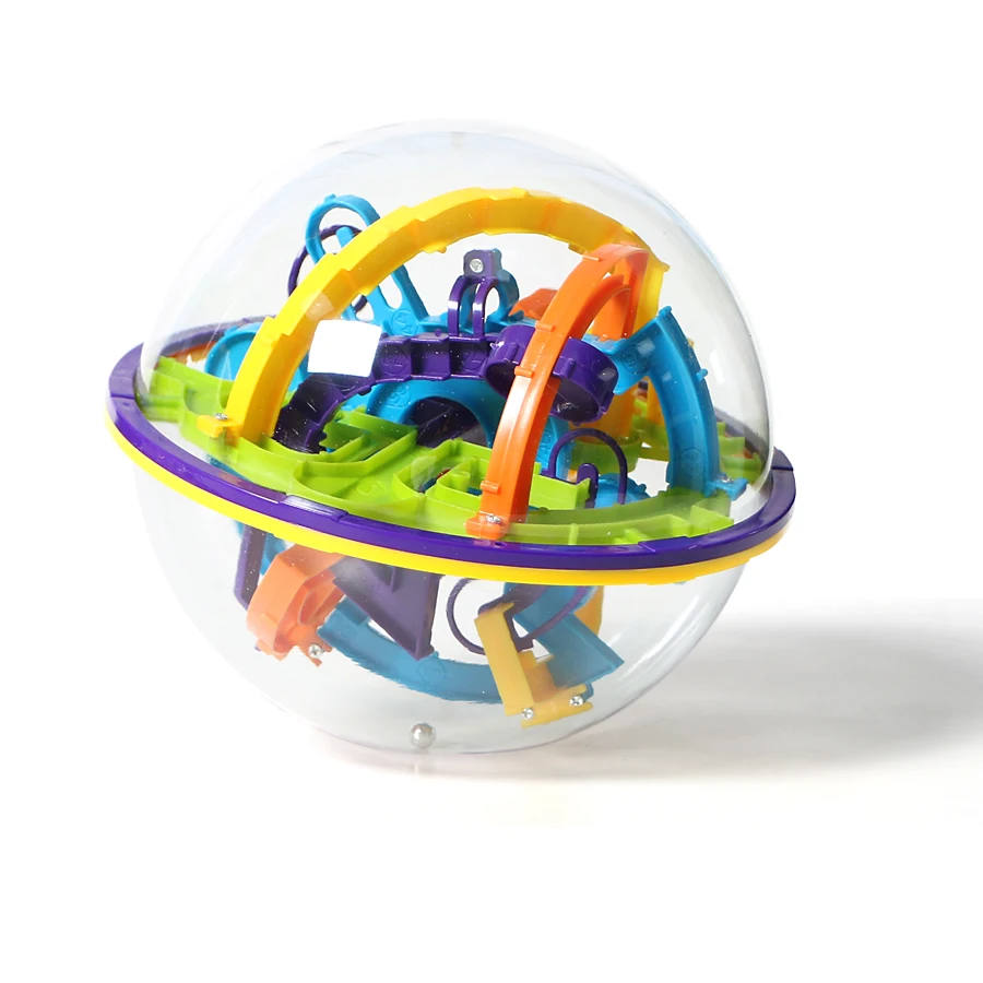 3D трек-лабиринт волшебный Интеллектуальный шар 158 шагов Мраморная головоломка