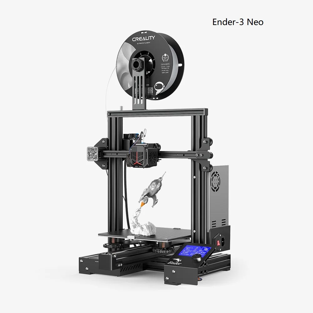 

Newest Creality 3D Printer Ender-3 Neo Updated with CR Touch Auto-leveling Full-metal Bowden Extruder Large Corrugated Heat Sink