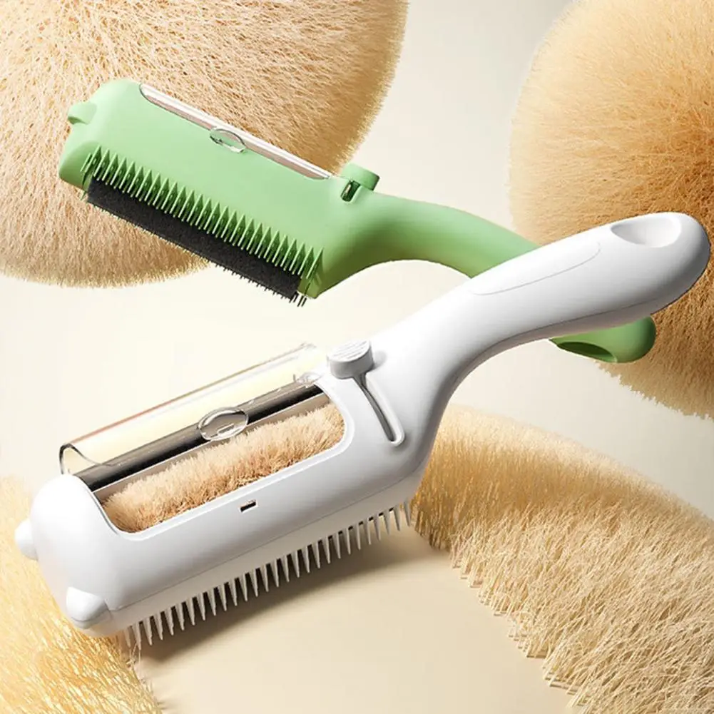 

Convenient Soft Bristles Double Row Teeth Dog Massage Pet Grooming Comb Pet Supplies Pet Comb Pet Grooming Brush