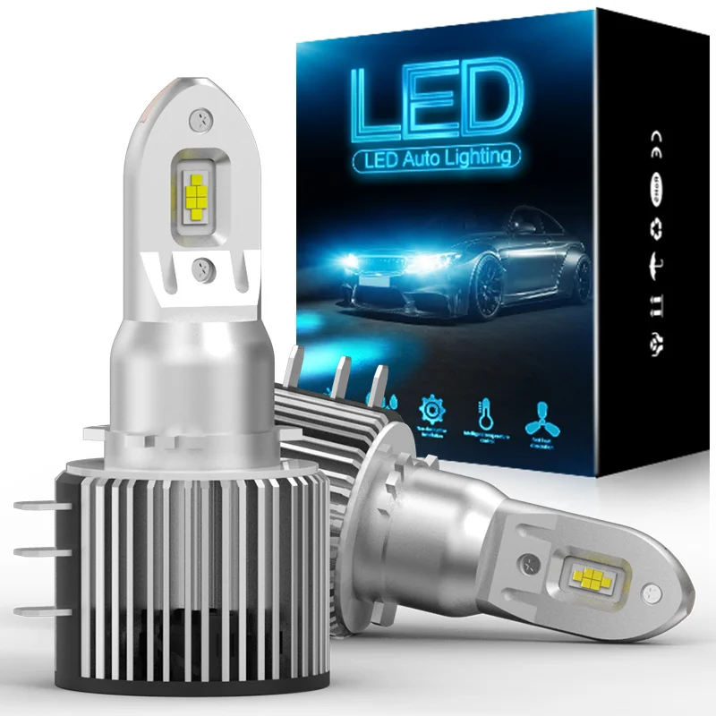 KAFOLEE H15 20000LM 80 Вт Светодиодный лампа дальнего света Canbus для автомобиля Audi Mercedes Benz BMW Volkswagen Golf без ошибок дневные ходовые огни