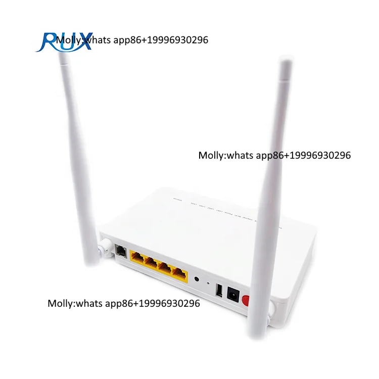 Фото Оптический сетевой терминал FTTH GPON ONU ONT 1GE+3FE+1POTS+1USB 2.4G WIFI F660 с английской прошивкой №1