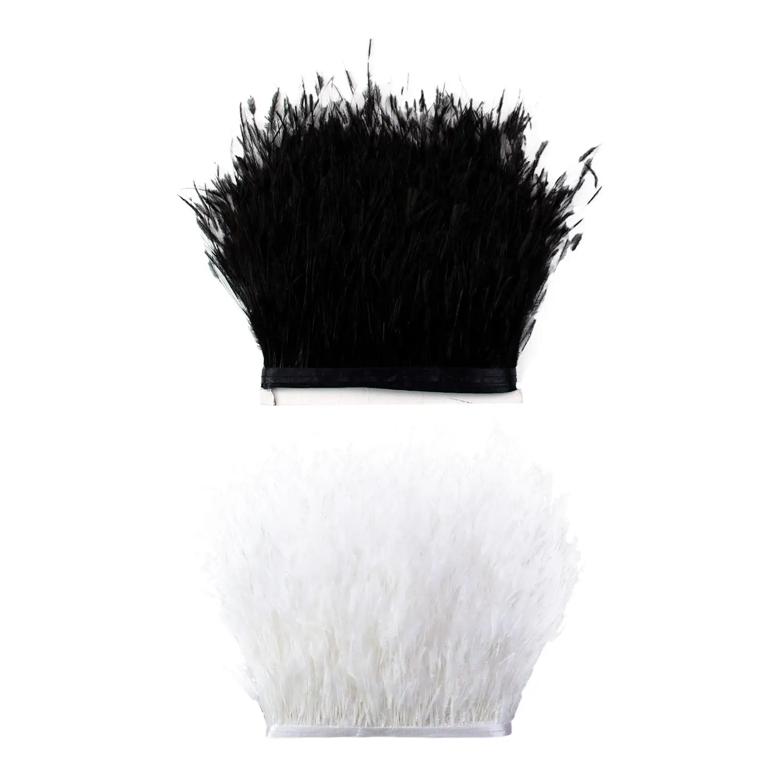 

Ostrich Feather Fringe Trim Trimmings for Wedding Millinery Dress Crafts