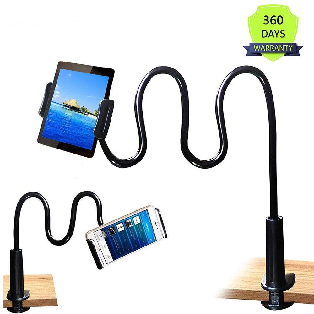

Wall Tablet Stand Holder Clip For iPad Pro 11 10.5 9.7 10.2 Xiaomi Samsung iPhone Phone Lazy Flexible Long Arm Gooseneck Bracket