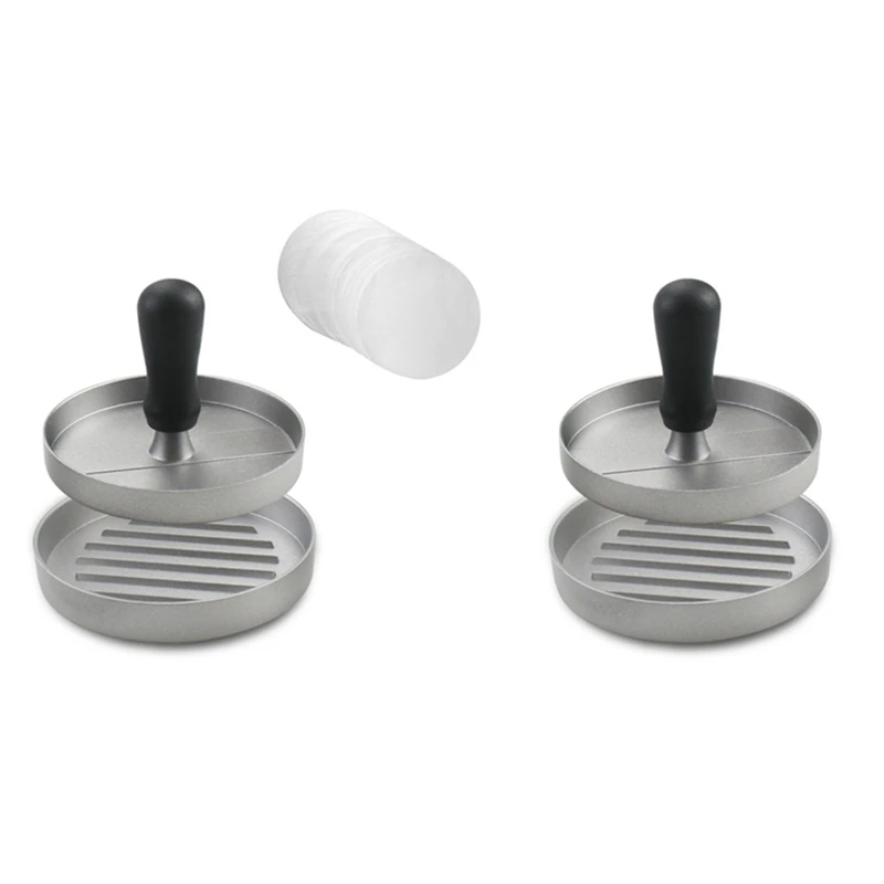 

Высококачественный круглый пресс для гамбургеров LJL из алюминиевого сплава пресс для гамбургеров мяса говядины гриля гамбургеров кухонная...