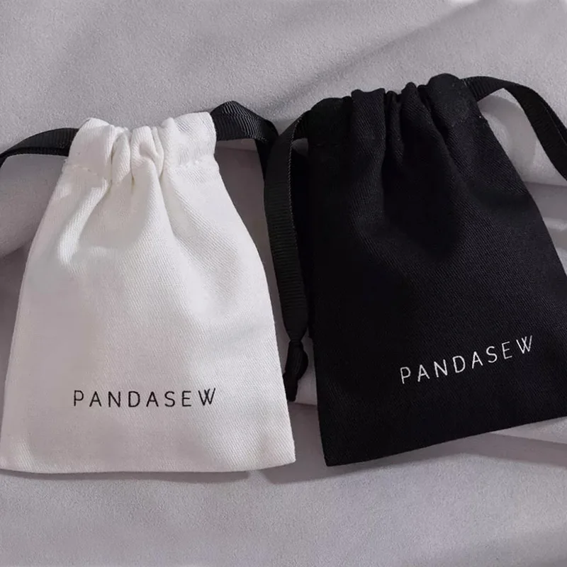 Высшее качество подарочные сумочки из хлопка 5x7 см (2 