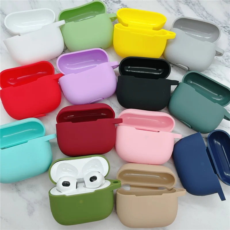 

For Silicone Cover Case For Apple Airpods Pro Case Sticker Case For Airpod For Air Pods Pro Earphone Accessories Skin For Airpod